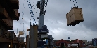 Chargement de la marchandise au niveau du port de l’Antwerpen, Belgique