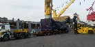 Loading the OOG cargo on board of heavy-lift vessel in Massan port.